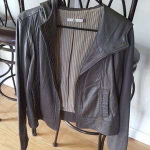 Gorgeous Buttery Soft leather hoodie! Rare!